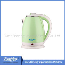 1.8 L Colourful Electric Kettle Hotel Water Kettle Stainless Steel Kettle Sf-2007 (Green)